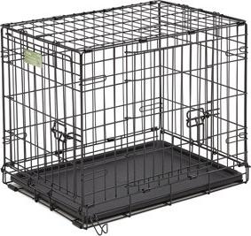 Клетка iCrate 48" Double Door Dog Crate 122x76x84h см 2 двери черная для собак – фото 3
