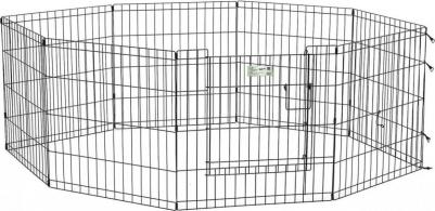 Вольер Gold Zinc 24" Exercise Pen with Door 8 панелей 61х61h см с дверью позолоченный цинк для животных – фото 4