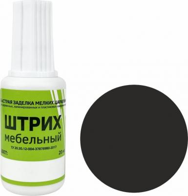 Штрих мебельный/ ремонт мебели/ цвет Черный – фото 2