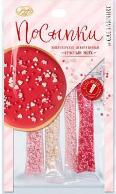 Посыпка кондитерская Красный микс, 20 г