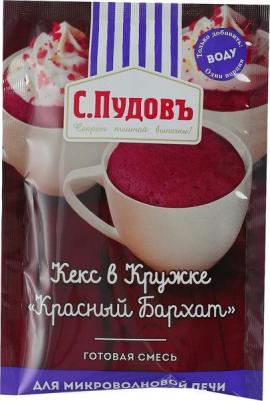 Кекс в кружке красный бархат 70 г – фото 2