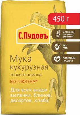 Мука кукурузная, 450 г – фото 1