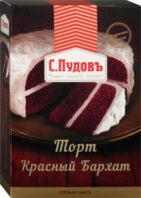 Смесь для выпечки Торт Красный Бархат 400г