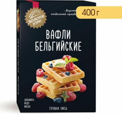 Смесь для выпечки Вафли Бельгийские 400г – фото 1