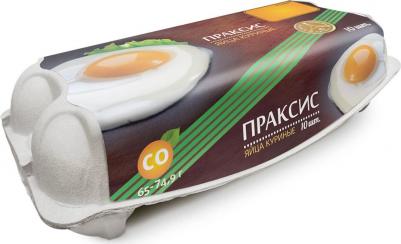 Яйца куриные, С0, 10 шт