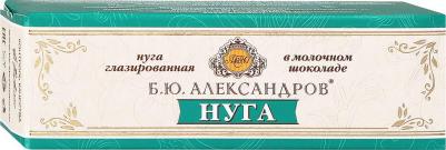 Нуга глазированная в молочном шоколаде 31% 40г