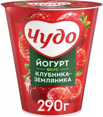 Йогурт вязкий живой клубника-земляника 2% БЗМЖ 290 г – фото 2