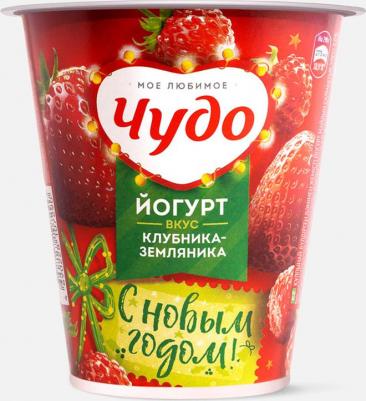 Йогурт вязкий живой клубника-земляника 2% БЗМЖ 290 г – фото 3