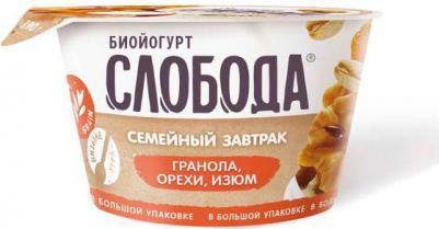 Биойогурт мюсли с гранолой и изюмом 5% 190 г – фото 2