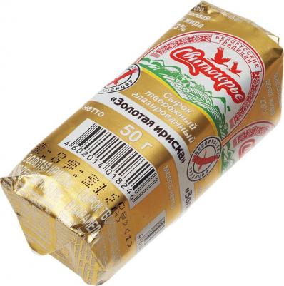 Сырок творожный Золотая ириска глазированный 23%, 50 г – фото 2