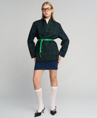 Юбка детская 222BBGS55011000 цв. синий р. 152 – фото 1