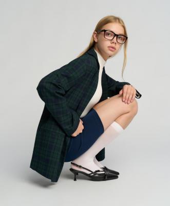 Юбка детская 222BBGS55011000 цв. синий р. 170 – фото 12