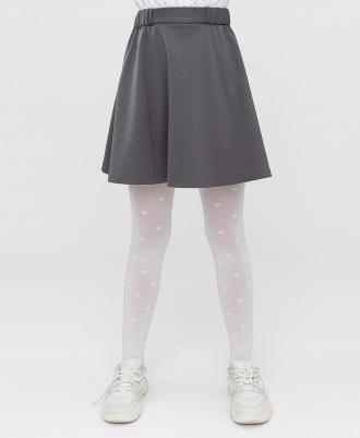 Юбка детская 222BBGS55020100 цв. серый р. 170 – фото 3