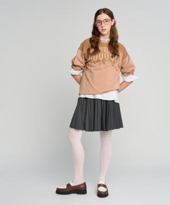 Юбка детская 224BBGS61020100, серый, 128 – фото 3