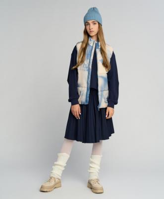 Юбка детская 224BBGS61031000, синий, 146