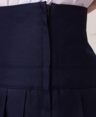 Юбка на молнии синяя (146) – фото 1
