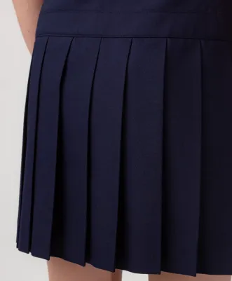 Юбка на молнии синяя (170) – фото 1