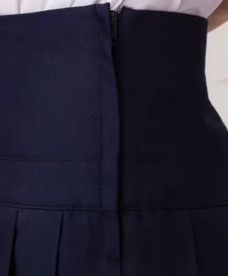 Юбка на молнии синяя (170) – фото 2