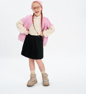 Юбка плиссированная черная (170) – фото 4