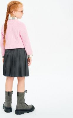 Юбка плиссированная серая (164) – фото 10