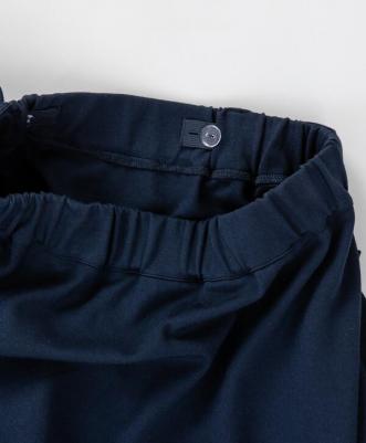 Юбка с накладными карманами трапецевидная синяя (146) – фото 2