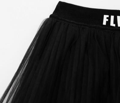 Юбка из сетки чёрная для девочки, 110, 22401GMC6101 – фото 2