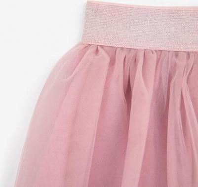 Юбка из сетки розовая для девочки, 128, 22402GMC6102 – фото 3