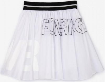 Юбка из тонкой полупрозрачной плащовки на хлопковой подкладке белая 4630057377068 – фото 2