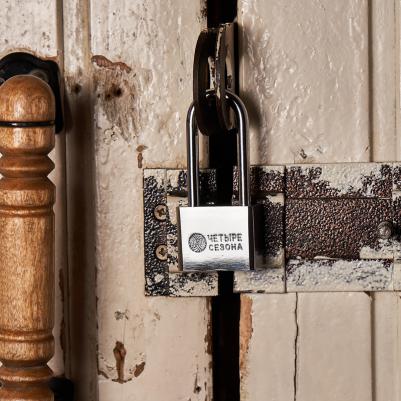 Замок навесной серия Сталь 40 мм длинная дужка – фото 2