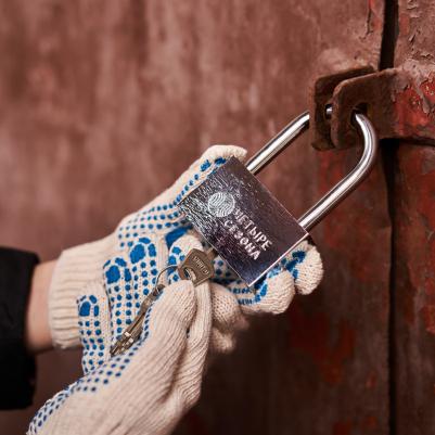 Замок навесной серия Сталь 70 мм длинная дужка – фото 5