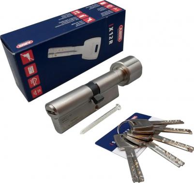 Европрофильный цилиндр X12R430 ключ/вертушка 65-55 (120 мм) NI – фото 1