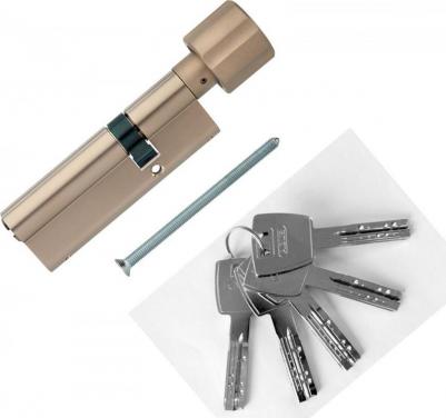 Европрофильный цилиндр X12R430 ключ/вертушка 65-55 (120 мм) NI – фото 4