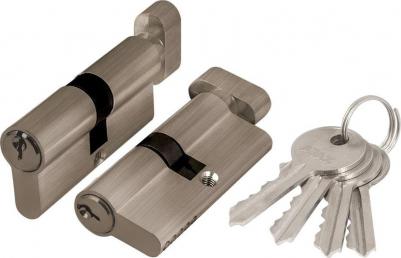 Цилиндровый механизм AX1002Knob60 /HD AB бронза 4Key с вертушкой – фото 10