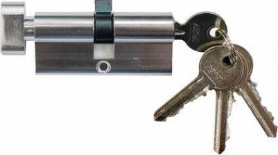 Цилиндровый механизм для дверей CP AX102 на 70 английский ключ 30 x 10 x 30 мм – фото 4