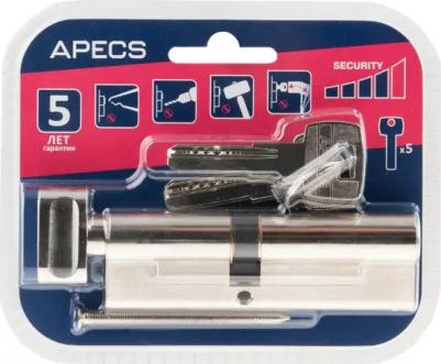 Цилиндровые механизмы Pro LM-100-C-NI 100 мм, ключ/вертушка, цвет никель 4603869117306 – фото 4