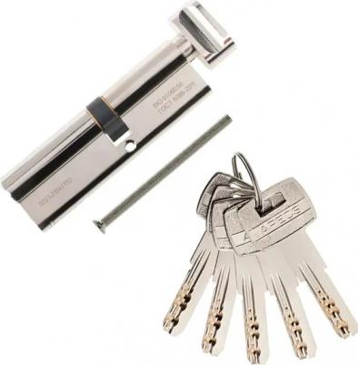 Цилиндровые механизмы Pro LM-100-C-NI 100 мм, ключ/вертушка, цвет никель 4603869117306 – фото 5