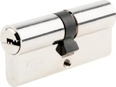Цилиндровые механизмы Pro LM-70-NI 70 мм, ключ/ключ, цвет никель 4603869116804