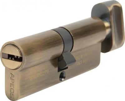 Цилиндровые механизмы Pro LM-80-C-AB 80 мм, ключ/вертушка, цвет бронза