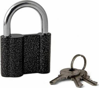 Замок навесной, PD-22-60, блистер, цилиндровый, 3 ключа