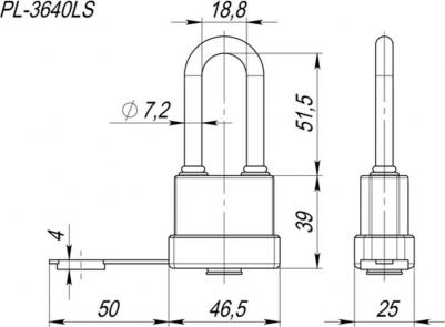 Навесной замок 4690489001801 – фото 1