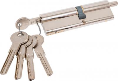 Цилиндровый механизм Guardian/ 102 мм Ключ-вертушка, никель – фото 2