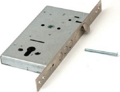 Корпус врезного замка с защёлкой INTER ЗВ 62.11 /128:3771/ – фото 1