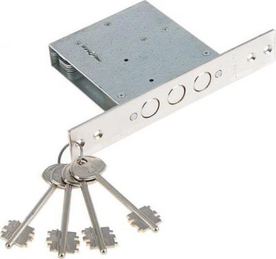 Замок врезной, хром – фото 10