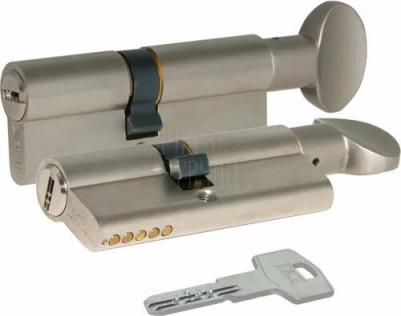 Цилиндровый механизм с вертушкой 164 BM/80 (30+10+40) mm латунь 5 кл