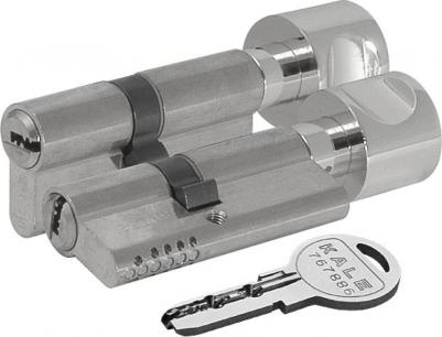 Цилиндровый механизм с вертушкой 164 OBS SCE/120 mm никель 5 кл – фото 6