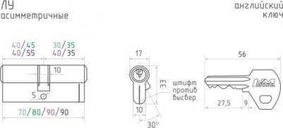Цилиндровый механизм 4606555049509 – фото 2