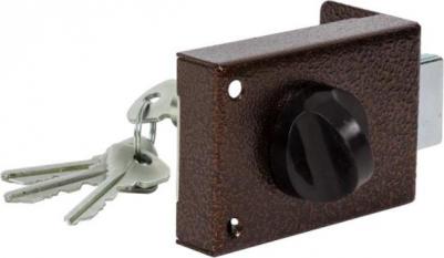 Цилиндровый замок ЗН-1 медь – фото 1