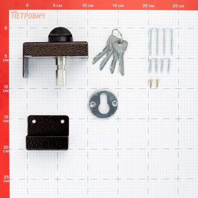 Цилиндровый замок ЗН-1 медь – фото 8