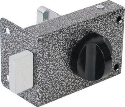 Замок накладной дверной, 3Н1, 00-00000622, серебро – фото 4