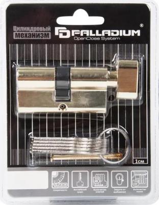 Цилиндр AL 60 T01 PB 60 (30х30) мм ключ-вертушка латунь – фото 1